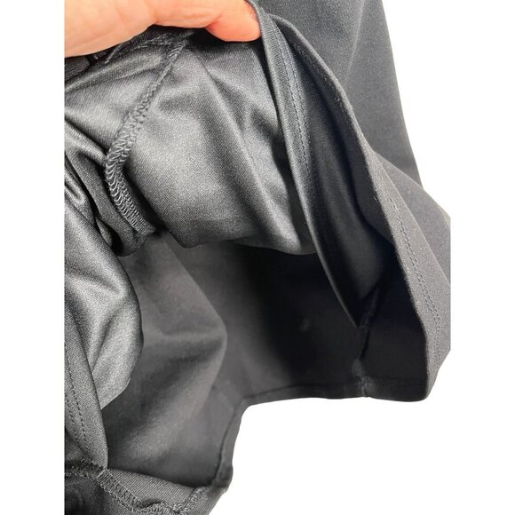 Lulus Dress Size M Black Drinks On Me Sleeveless Pleated Bodycon Sheath Stretch - Picture 10 of 13